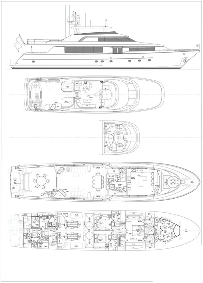 yacht schematics